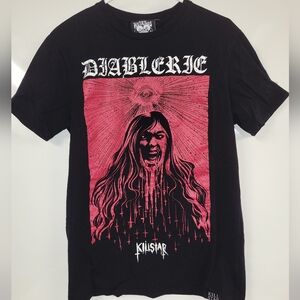 Killstar Black and Red Graphic T-Shirt